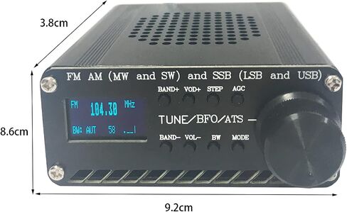 TEF86 Digital DSP Radio FM 65-108Mhz TEF6686 SW/MW/LW AM 144-27000Khz Big Speaker Nice Sound in Saudi Arabia