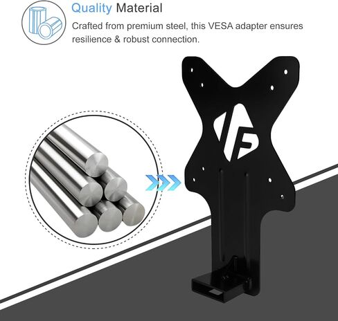 IFCASE Quick Attach VESA Adapter for HP Monitors 27er, 27es, 27ea, 25er, 25es, 24ea, 24es, 23er, 23es, 22er, 22es, 22f, 23f, 24f, 25f, 27f, 27fw (Black) in Saudi Arabia