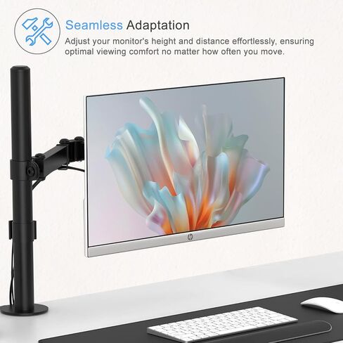IFCASE Quick Attach VESA Adapter for HP Monitors 27er, 27es, 27ea, 25er, 25es, 24ea, 24es, 23er, 23es, 22er, 22es, 22f, 23f, 24f, 25f, 27f, 27fw (Black) in Saudi Arabia