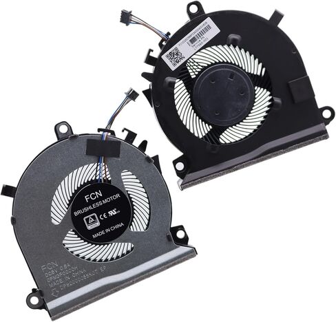 Deal4GO 2-PCS CPU or GPU Cooling Fan L77560-001 L77558-001 Replacement for HP Pavilion Gaming 15-EC 16-A 15z-EC000 15-EC0000 15-EC1073DX 16-A0032DX in Saudi Arabia
