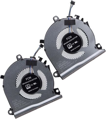 Deal4GO 2-PCS CPU or GPU Cooling Fan L77560-001 L77558-001 Replacement for HP Pavilion Gaming 15-EC 16-A 15z-EC000 15-EC0000 15-EC1073DX 16-A0032DX in Saudi Arabia