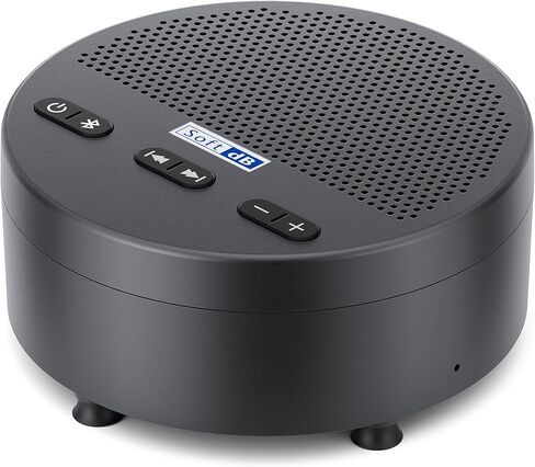 DEEP White Noise Machine & Wireless Bluetooth Speaker Portable White Noise Machine Non-Looping Sound Long-Lasting Battery for Sleep and Meditation Sound Machine for Babies Kids Adults (White) in Saudi Arabia