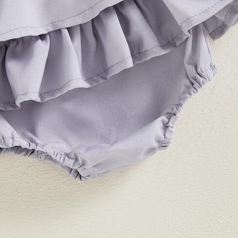 Muasaluxi الوليد طفلة هالوين الزي يطير كم الدانتيل رومبير الكريات كشكش ارتداءها عارية الذراعين تانك القمم بذلة in Kuwait