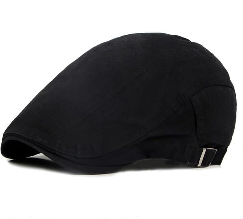 ASTOC Men's Newsboy Hats Cotton Flat Cap Adjustable Cabbie Ivy Driving Hunting Hat Gatsby Irish Beret Caps in Saudi Arabia