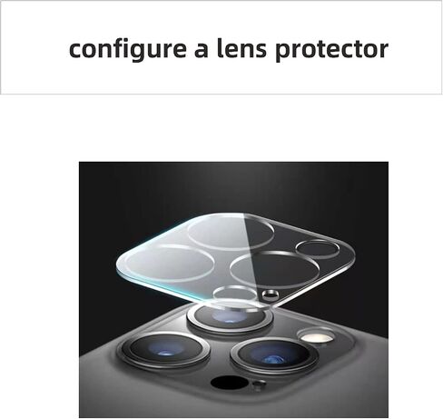 wahci Back Camera Glass Replacement Compatible with iPhone 12 Pro, with Lens Protector, Reparing Tool, No Glue Required, Strong bonding, Easy and Fast Installation in Saudi Arabia