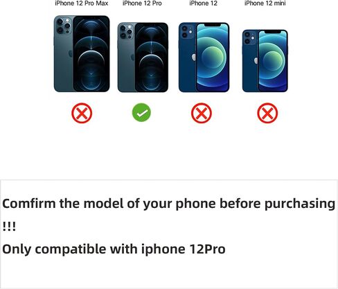 wahci Back Camera Glass Replacement Compatible with iPhone 12 Pro, with Lens Protector, Reparing Tool, No Glue Required, Strong bonding, Easy and Fast Installation in Saudi Arabia