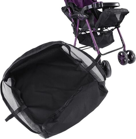 Baby Stroller Bottom Basket, Infant Pushchair Pram Bottom Basket Under Baby Stroller Oxford Fabric Storage Basket for Shopping Baby Nappy Storage Case Pouch Replacement in Saudi Arabia
