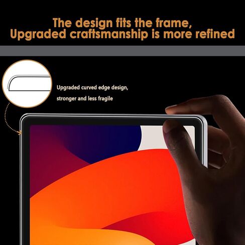واقي شاشة مكون من قطعتين متوافق مع Xiaomi Redmi Pad SE 11.0 بوصة، [وضوح عالي الدقة] [9 صلابة] استبدال الزجاج المقسى لـ Xiaomi Redmi Pad SE 11.0 بوصة in Kuwait