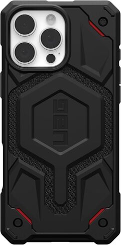 URBAN ARMOR GEAR UAG Designed for iPhone 16 Pro Max Case 6.9" Monarch Pro - Compatible with MagSafe Charging Rugged Heavy Duty Shockproof Anti-Slip Military Grade Protective Cover, Kevlar Black in Kuwait
