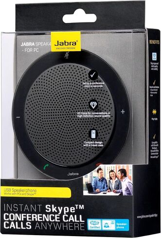 Jabra Speak PHS001U 410 USB Speakerphone for Skype and VoIP Calls - U.S. Retail Packaging (Renewed) in Saudi Arabia