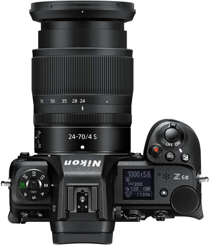 Nikon Z6III FX-Format Mirrorless Camera with NIKKOR Z 24-70mm f/4 S Zoom Lens + 64GB SF-M Tough Series Memory Card + Card Reader+ 3 Piece Filter Kit + 12 Inch Flex Tripod + More (Renewed) in Saudi Arabia
