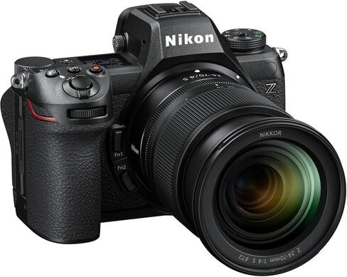 Nikon Z6III FX-Format Mirrorless Camera with NIKKOR Z 24-70mm f/4 S Zoom Lens + 64GB SF-M Tough Series Memory Card + Card Reader+ 3 Piece Filter Kit + 12 Inch Flex Tripod + More (Renewed) in Saudi Arabia
