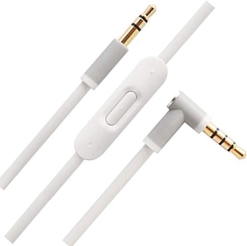 Aquelo Replacement Audio Cable Cord with Inline Mic and Volume Control Compatible with Beats by Dr Dre Headphones Solo/Studio/Pro/Detox/Wireless/Mixr/Executive/Pill, Purple in Saudi Arabia