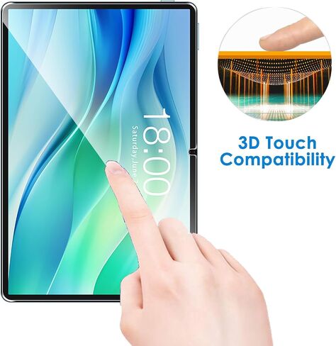2 Pack Compatible with Teclast P50 Tab 11 Screen Protector,Full Coverage 9H Tempered Glass Film,HD Clear Scratch Resistant,Bubble-Free for Teclast P50 Tab 11 Screen Protector in Saudi Arabia