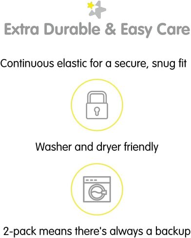 BreathableBaby Waterproof Cover, for 32" x 16"/81 x 41 cm Changing Pad, White (2-Pack) in Kuwait