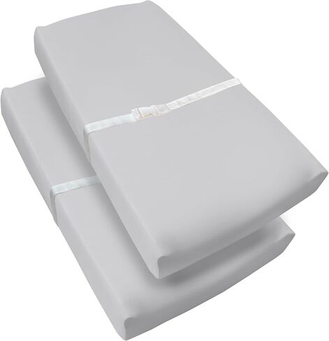 BreathableBaby Waterproof Cover, for 32" x 16"/81 x 41 cm Changing Pad, White (2-Pack) in Kuwait