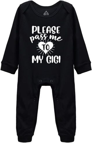 Please Pass Me To My GIGI Baby Long Sleeve Bodysuit in Saudi Arabia