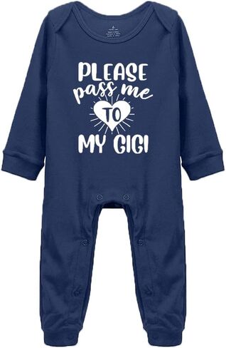 Please Pass Me To My GIGI Baby Long Sleeve Bodysuit in Saudi Arabia