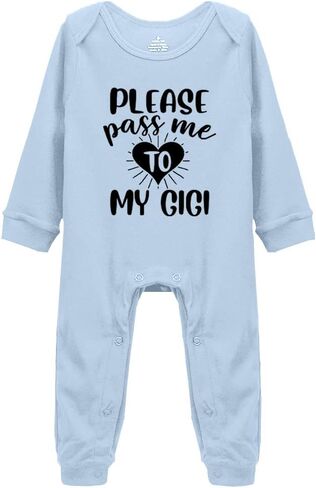 Please Pass Me To My GIGI Baby Long Sleeve Bodysuit in Saudi Arabia