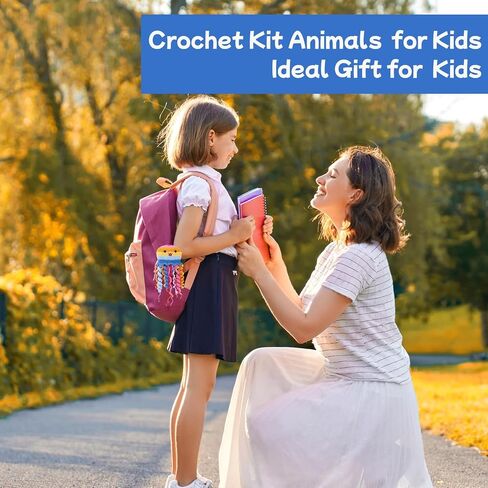 HonKuaDL Crochet Kit for Beginners,Crochet Kit Cat, Crocheting Knitting Kit with Step-by-Step Video Tutorials, Pattern Animals-Cat with Complete Crochet Accessories (Cat Potted Plant) in Saudi Arabia
