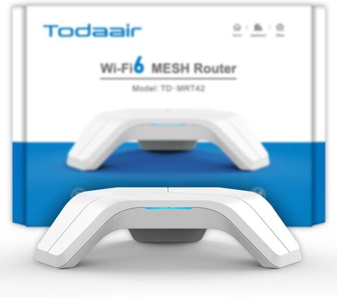 WiFi 6 Router｜Mesh Router｜AX1800 Mbps｜Dual Band｜3 Gigabit LAN Ports｜SDWAN｜Coverage Radius 250 ft｜128 Devices in Kuwait