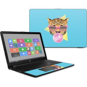MightySkins Skin Compatible with HP 15t Laptop 15.6" (2017) - Bubble Gum Cheetah | Protective, Durable, and Unique Vinyl Decal wrap Cover | Easy to Apply, Remove, and Change Styles | Made in The USA
