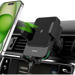 Wireless Car Charger 15W Qi Charging Vent Mount