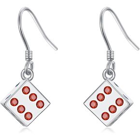 Ballerina Earrings for Women Sterling Silver Dancer Leverback Dangle Earrings Ballet Dance Jewelry for Girls Gifts