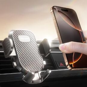 Nycetek 2024 Upgraded Car Phone Holder Vent [Military-Grade Clip] Phone Mount for Car, 360° Rotation, Universal Cell Phone Car Mount Fits for iPhone 16 15 14 13 Pro Max Samsung Galaxy S24 S23 & All