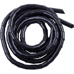 Gardner Bender FSP-BLACKTC, Black Spiral Wrap 3 ½ ft, 2 Piece