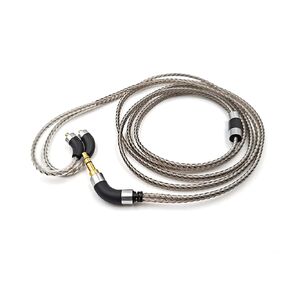 okcsc Earphone Cable MMCX Cable Silver Plated High Purity Monocrystalline Copper Fits for Final Audio E4000/E5000/B1/B2/B3/A8000/Make1/Make2/Make3 IEM Cable with 3.5mm Plug