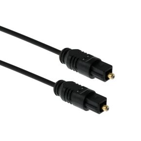 12 ft Optical Audio Cable 2.2 mm- Toslink Optical Cable for Soundbar, Gold Plated Connectors, Fiber Optic Cable, Toslink Male to Male, Compatible with Standard & High Definition Devices