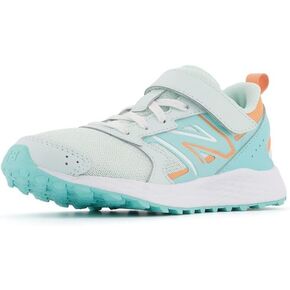New Balance Kids Fresh Foam 650 V1 Bungee Lace with Top Strap Running Shoe, Light Raspberry/Pink Sugar, 8.5 X-Wide US Unisex Toddler