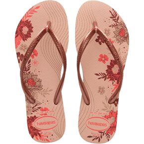 Havaianas for Women - Slim Organic Flip Flops - Silk Rose - 7/8