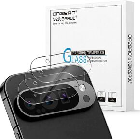 Orzero (3 Pack) Camera Lens Protector Compatible for Google Pixel 9 Pro 6.3 inch (Not for XL Model) Case Friendly Tempered Glass 9H High Definition Microphone Cutout Anti-Scratch