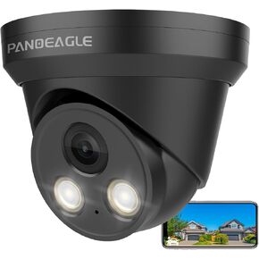 Compatible for Hikvision 8MP Full Color PTZ Camera Outdoor, 5X Optical Zoom 2.7~13.5mm Lens, 4K Turret IP Camera with Smart Dual Light Night Vision,Human Vehicle Detection,2-Way Audio,SD(512G),IP67
