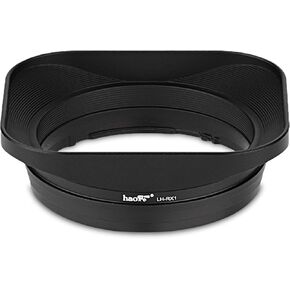 Haoge LH-RX1 Square Metal Bayonet Lens Hood Shade for Sony RX1 RX1R RX1RII and FE 35mm F2.8 55MM/F1,8 ZA Lens