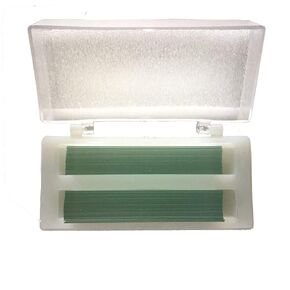 MUHWA Microscope Glass Cover Pre-Cleaned 24mm x 50mm Coverslips 100 Pieces/Box