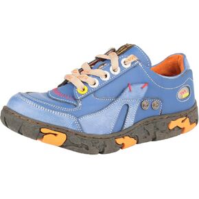 TMA EYES Women's Leather Soft Sole Non-Slip lace-up Walking Shoes