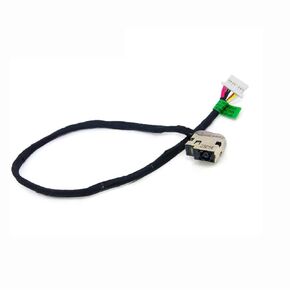 Fleshy Leaf DC Power Jack Harness Cable Replacement for HP 14-AX 17-G 17-S 799750-F23 799750-S23 799750-T23 799750-Y23