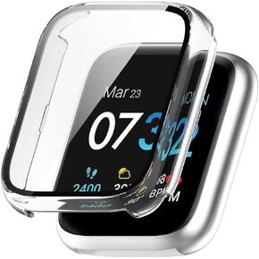 حافظة حماية للشاشة متوافقة مع iTouch Air 3 44 مم (وليس Air 3 40 مم) ملحقات الساعة الذكية أغطية TenCloud مقاومة للخدش غطاء حماية كامل مخصص لـ iTouch Air 3 44 مم (شفاف)