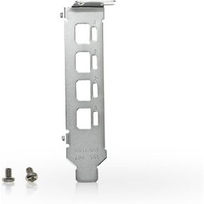 Low Profile Short Bracket Compatible with NVS510 T1000 T600 NVS 510 P400 P1000 P600 P620 K1200 Quadro K1200 with 2X Screws