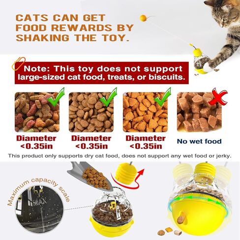 FOXLVDA Interactive Cat Toy for Indoor Cats, Engaging Tumbler Design with Teaser Wand & Treat Dispenser – Durable, Non-Toxic and Safe, Cat Toys for Bored Indoor Adult Cats (Purple) in Saudi Arabia