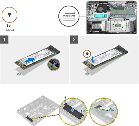 2280 M.2 SSD Heatsink Cover 1X2MT 01X2MT w/Support Bracket X3YR8 0X3YR8 for Dell Latitude E5470 E5570 E5270 5470 5570 Precision M3510 in Saudi Arabia