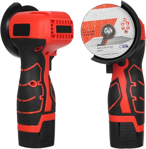 Angle Grinder, Weytoll 7000RPM Cordless Angle Grinder, Electric Grinding Tool, Mini Angle Grinder with 2Pcs 16.8V 2000mAh Battery and Grinding Disc for Cutting Polished Brick Wood Stone Steel in Kuwait
