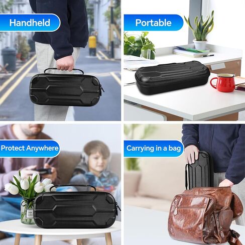 حقيبة حمل صلبة لبوابة Playstation، حافظة لبوابة PS - مجموعة ملحقات 13 في 1 لمشغل Playstation Portal Remote، 2 واقي شاشة من الزجاج المقوى، حقيبة يد محمولة للسفر لبوابة PS5 in Kuwait