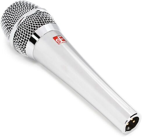 Liquid Audio sE Electronics V7 Supercardioid Dynamic Vocal Microphone in Chrome Finish Bundle w/Pig Hog PHM10 8mm Mic Cable Polishing Cloth in Saudi Arabia