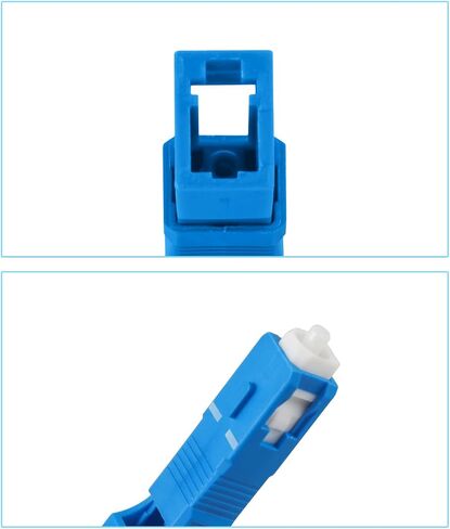 Xunsomten-10pcs Single Mode SC Male to LC Female Optic Optical Fiber Adapter FTTH Adaptor Convertor for Visual Fault Locator Single Mode 9/125um Optical Adapter for VFL in Saudi Arabia