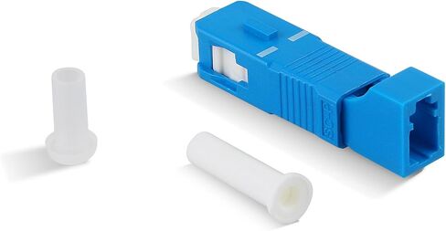 Xunsomten-10pcs Single Mode SC Male to LC Female Optic Optical Fiber Adapter FTTH Adaptor Convertor for Visual Fault Locator Single Mode 9/125um Optical Adapter for VFL in Saudi Arabia