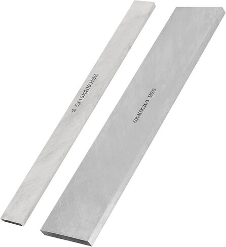 uxcell 5mmx16mmx200mm, 6mmx40mmx200m High Speed Steel Handy Lathe Tool Bit Cutting Boring Bar 2pcs in Saudi Arabia
